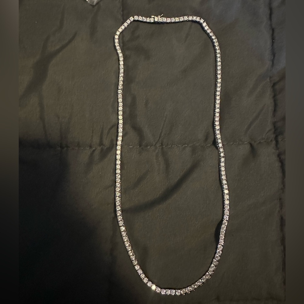 925 Silver Tennis Necklace